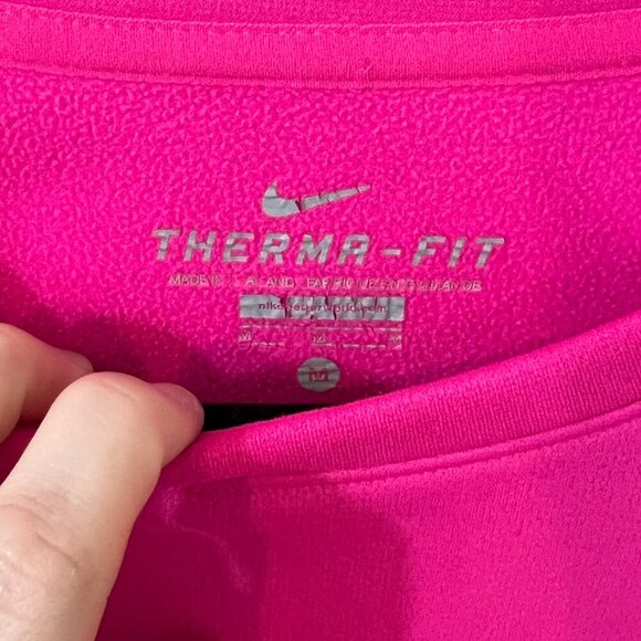 Nike Women's Crewneck Sweatshirt - Pink, Fuchsia - Medium - Picture 2 of 4